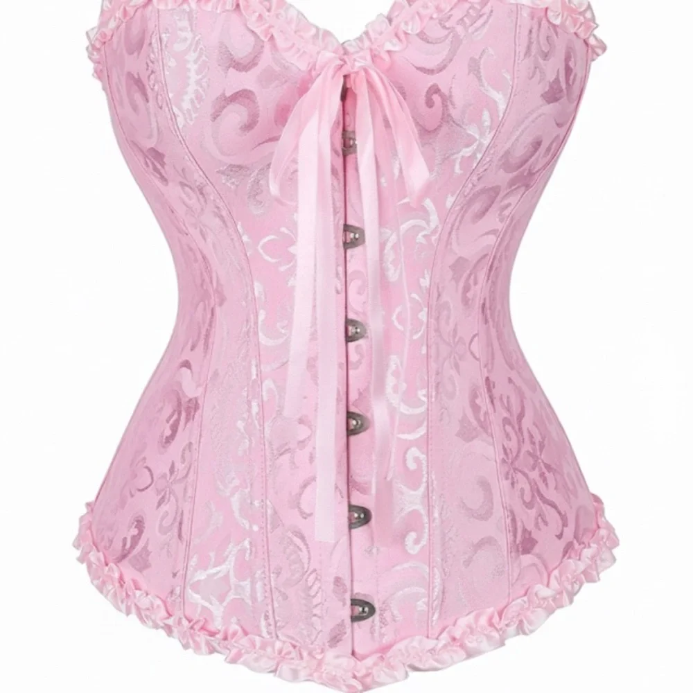 Elegant Pink Lace Bandeau Top Sz Small